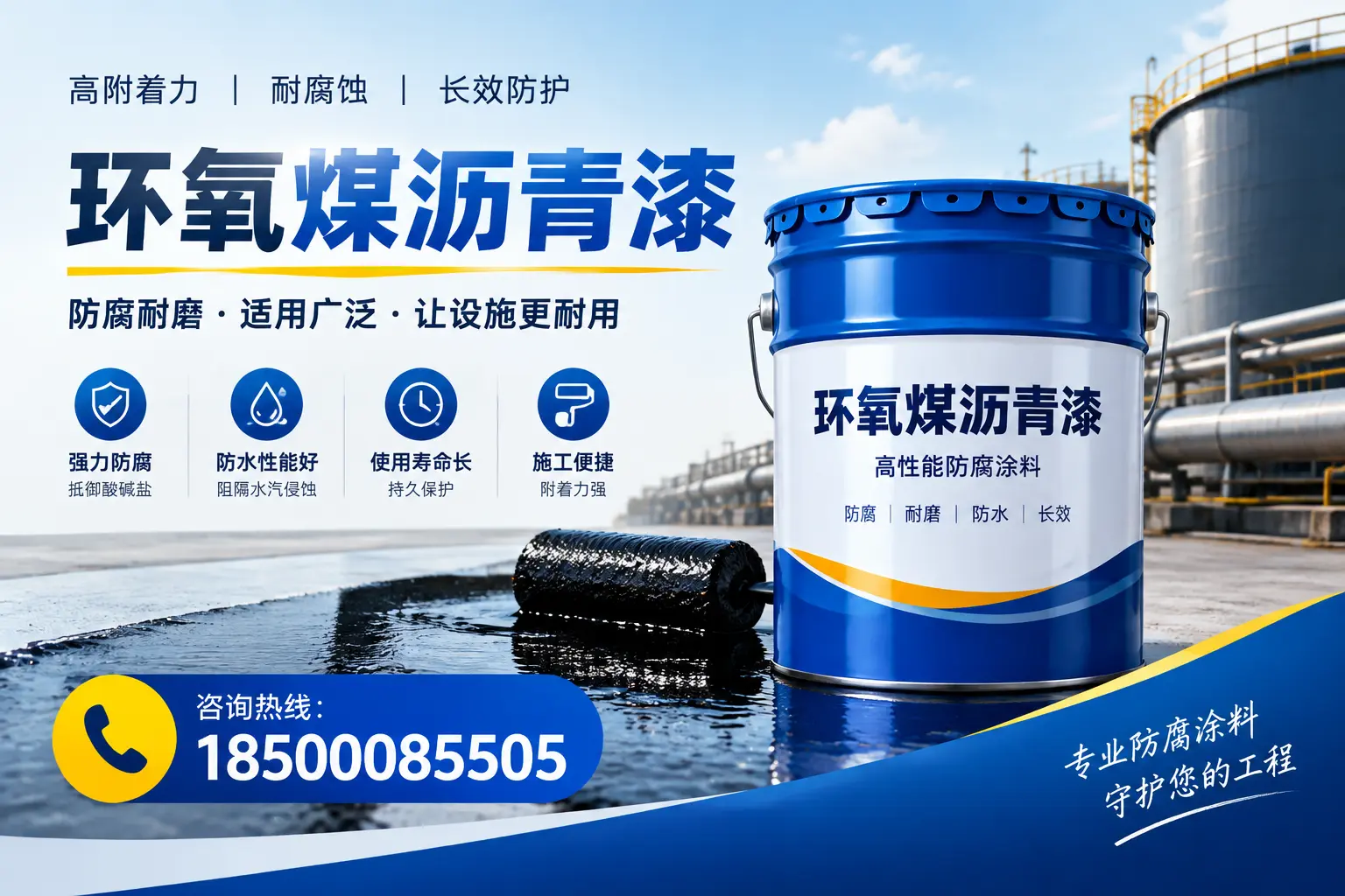 环氧煤沥青漆与其他涂料的对比分析,助力柳州企业决策